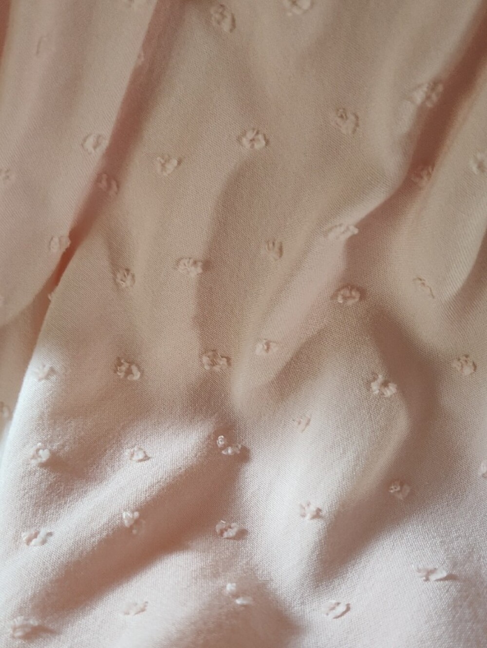 LC Lauren Conrad Blush Pink Swiss Dot Tie-Back Top - Picture 3 of 3